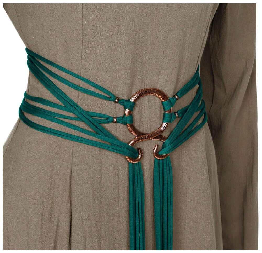 8269 Viking Long Rope Belt Norse Witch Waist Belt Troll Cross Body Belt
